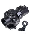 Lunette de tir 3x30IR MR PRO réticule lumineux avec monobloc déporté pour rail picatinny
