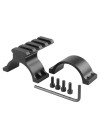 Embase Rail picatinny pour montage sur optique de visée 25,4mm et 30mm