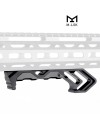 Handstop tactique en metal 5,5 pouces pour attache M-lok