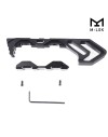 Handstop tactique en metal 5,5 pouces pour attache M-lok