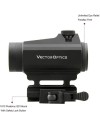 Red Dot  Vector Optics Maverick-II 1x22 Gen II avec attache rapide pour rail picatinny