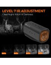 Monoculaire enregistreur de vision nocturne 1080, 12MP, Zoom 5X