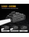 Enregistreur video et Lampe 500 Lumens pour montage sur rail picatinny