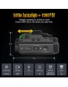 Enregistreur video et Lampe 500 Lumens pour montage sur rail picatinny