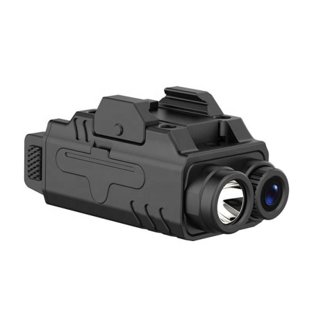 Enregistreur video et Lampe 500 Lumens pour montage sur rail picatinny
