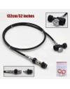 Rallonge HPA 1m3 avec manomètre, Quick connect, Vis on/off et joint de rechange