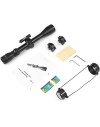 Lunette de tir 3-9x40 EG avec laser rouge colliers 11 ou 22 mm
