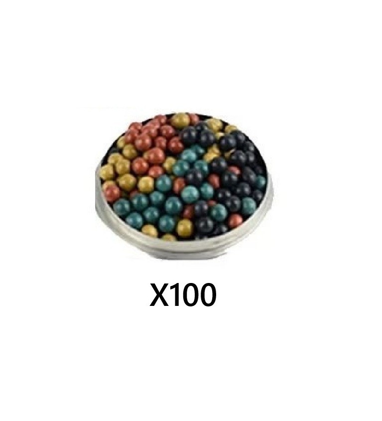 Sachet de 100 billes en argile diamètre 9mm