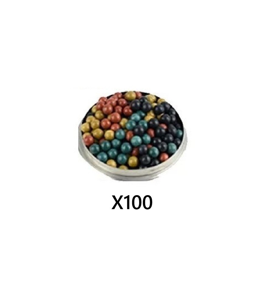 Sachet de 100 billes en argile diamètre 9mm