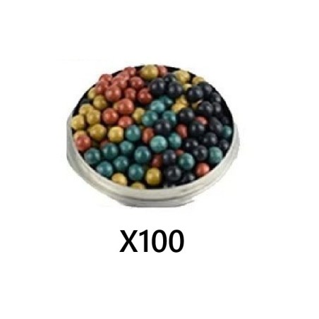 Sachet de 100 billes en argile diamètre 9mm