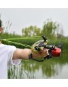 Pack Fronde de chasse / lance pierre F3X Luxe avec laser, moulinet et protection