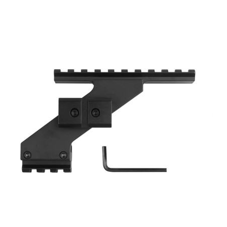 Montage Rail picatinny supérieur et latéral en metal pour arme de poing
