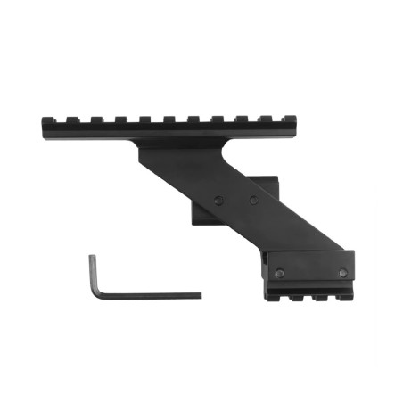 Montage Rail picatinny supérieur et latéral en metal pour arme de poing