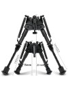 Bipied pivotant Métal pour rail picatinny et grenadière avec adaptateur pour rail picatinny