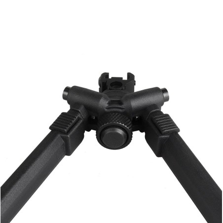 Bipied tactique pivotant avec fixation pour rail picatinny