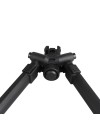 Bipied tactique pivotant avec fixation pour rail picatinny