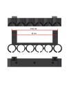 Porte 6 cartouches calibre 12 montage double fixation sur rail picatinny