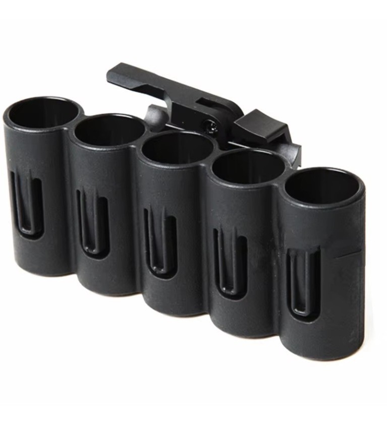 Porte 5 cartouches calibre 12 montage avec fixation rapide (QD) pour rail picatinny