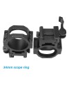 Colliers de fixation haut avec attache rapide pour lunette de tir rail 22 mm diamètre 34 mm