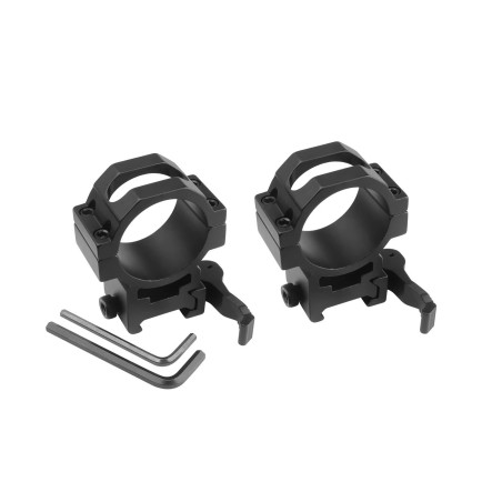 Colliers de fixation haut avec attache rapide pour lunette de tir rail 22 mm diamètre 34 mm