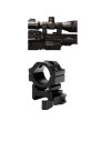 Colliers de fixation haut avec attache rapide pour lunette de tir rail 22 mm diamètre 34 mm