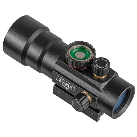 Red dot Diana avec zoom 3X44 point rouge et vert pour rail de 11 et 22 mm