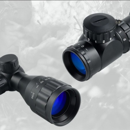 Lunette de tir 2-6x32 compacte avec réticule illuminé colliers 11 ou 22 mm