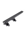 Réhausse de rail picatinny (2.5 cm) avec extension (22.5cm)