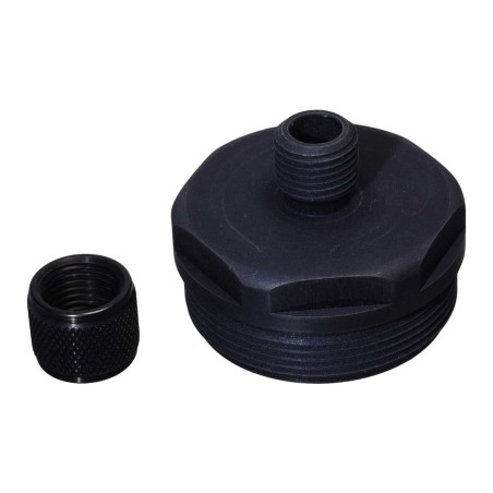 Adaptateur silencieux 1/2 UNF pour pistolet mitrailleur Sig Sauer MCX Cannebrake CO2 à plomb