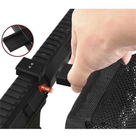 Filet récupérateur à douille universel pour rail picatinny