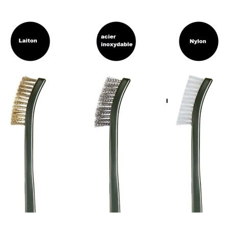 Kit de nettoyage tout calibre avec brosse et crochet