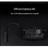 Lampe avec double Laser Rouge et vert LED 500 lumens pour arme d'épaule