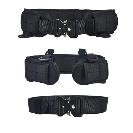 Ceinture en nylon 120 cm et SurCeinture confort tactique attache molle en cordura