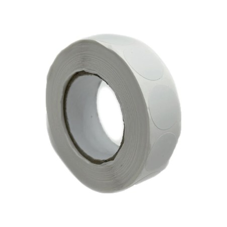 1000 pastilles autocollantes blanches 19 mm pour cible