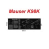 Tapis de démontage et nettoyage Mauser K98 K 90 x 30 cm