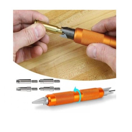 Outils à chanfreiner et à ébavurer essentiel pour la préparation de vos étuis