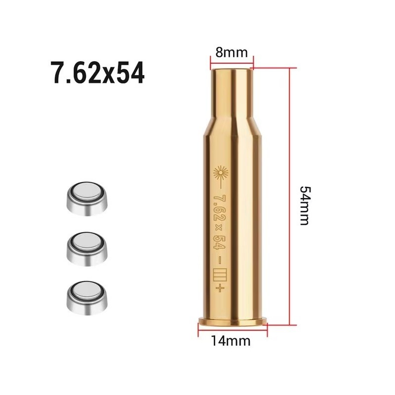 Cartouche laser de réglage calibre 7.62x54