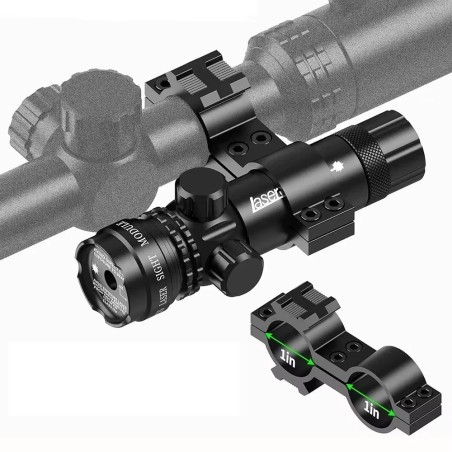 Laser Vert Ultra puissant pour rail picatinny ou fixation lunette avec switch déporté