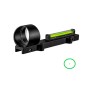 Red Dot en fibre optique vert pour fusil de chasse à bande ventilée