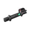 Red Dot en fibre optique vert pour fusil de chasse à bande ventilée