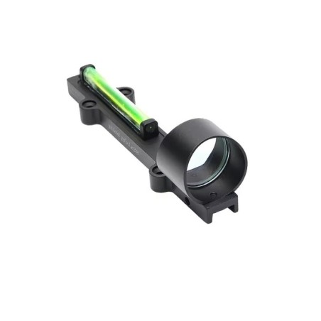 Red Dot en fibre optique vert pour fusil de chasse à bande ventilée