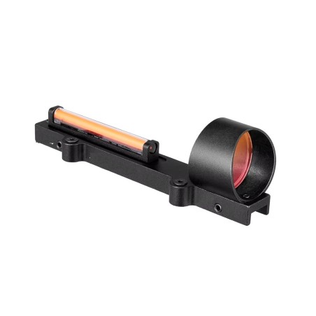 Red Dot en fibre optique rouge pour fusil de chasse à bande ventilée