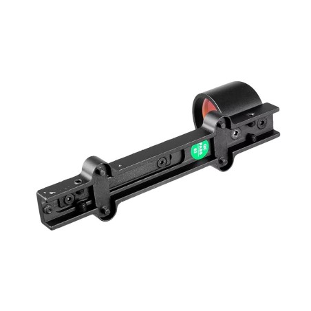 Red Dot en fibre optique rouge pour fusil de chasse à bande ventilée