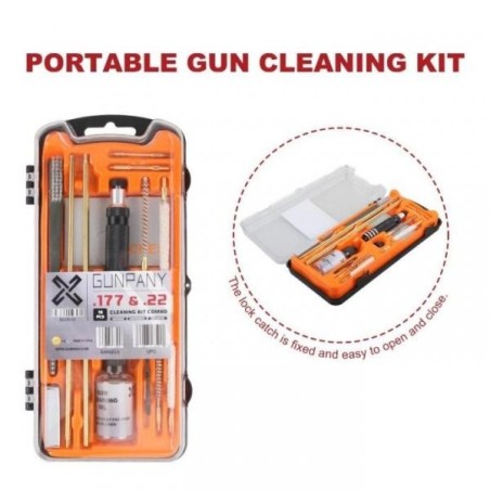 Kit de nettoyage Professionnel Vector Optic calibre 17 hmr, 22LR, 4,5 et 5,5 mm