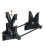 Support de tir et d'entretien pour arme avec fixation murale