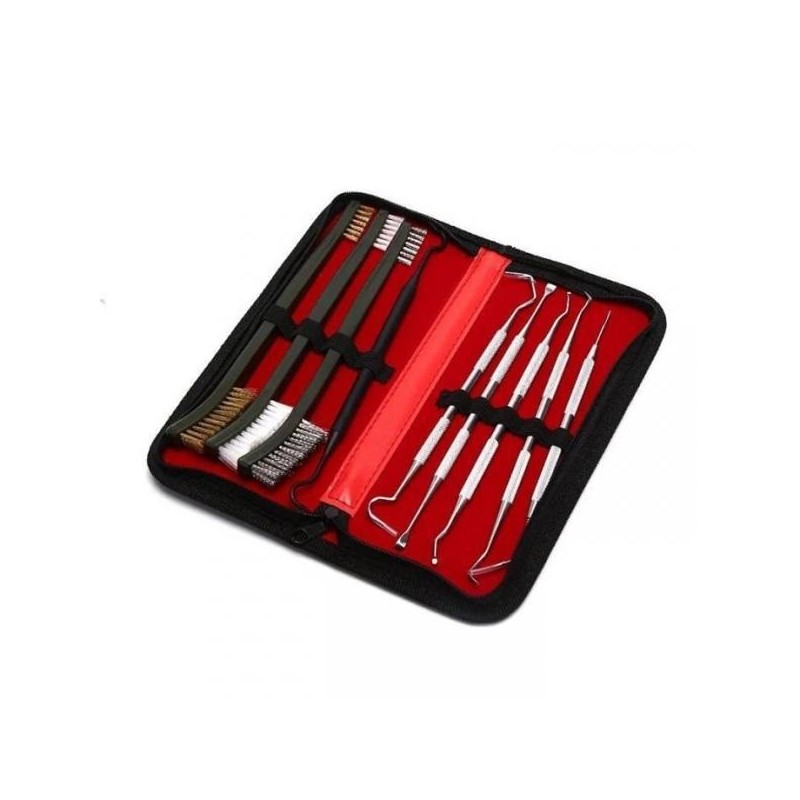 Kit de nettoyage tout calibre avec brosse et crochet en pochette