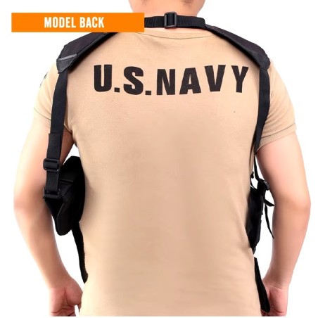 Holster d'épaule universel pour arme de poing et chargeur