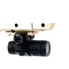 Lampe tactique strobo pour rail 11 et 22 mm avec pile rechargeable, chargeur et switch déporté