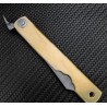 Couteau de poche japonais Higonokami lame damas