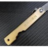 Couteau de poche japonais Higonokami lame damas